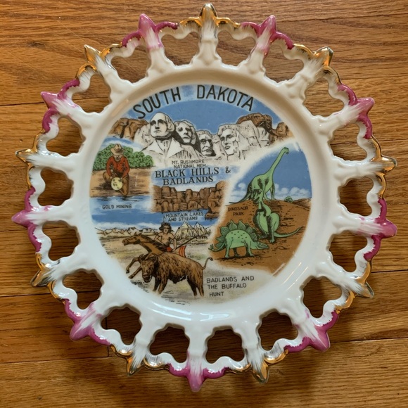 Vintage Other - Vintage South Dakota Souvenir Plate